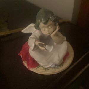 Lladro “Heavenly Chimes” Classic Porcelain Sculpture #5723 (1990 Spain) angel